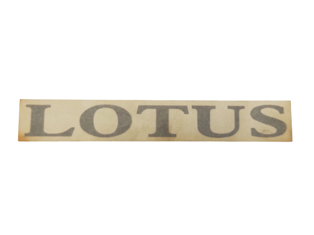 デカール、「LOTUS」、シルバー、リアクラムシェル、ロータス エクシージ S1