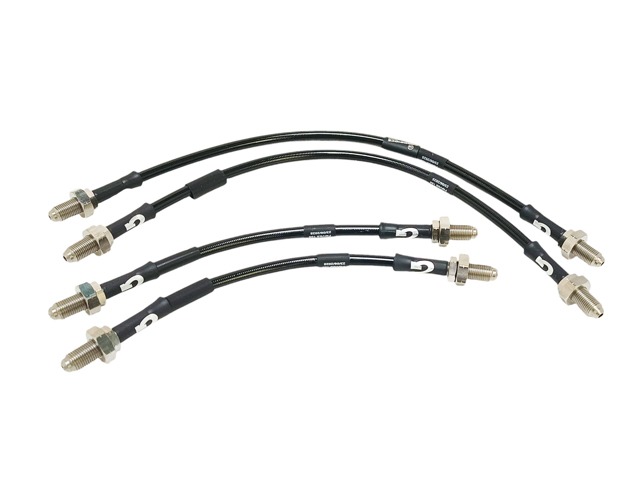 ステンメッシュブレーキホースセット、Goodridge 製、エスプリ S3、ターボ 1980-1988年 