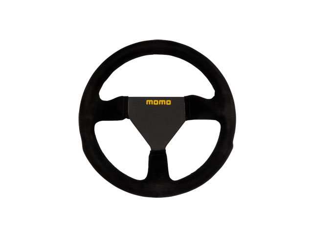 ステアリングホイール、MOMO モデル11、260 mmφ、ブラック スウェード