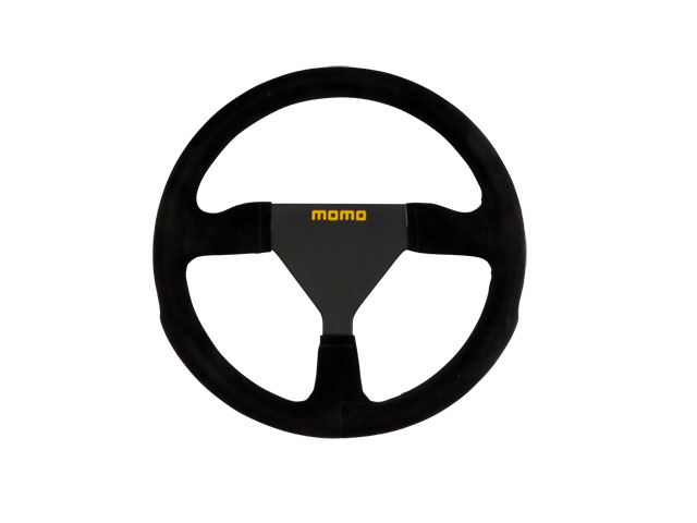 ステアリングホイール、MOMO モデル11、280 mmφ、ブラック スウェード