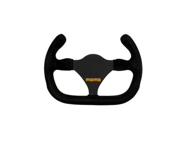ステアリングホイール、MOMO モデル27C、270 mmφ、ブラック スウェード