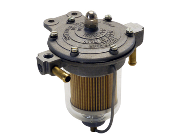 フューエルレギュレーター、FILTER KING 製、ガラスケース、85 mm径