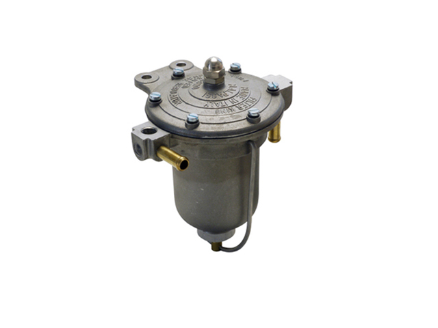 フューエルレギュレーター、FILTER KING 製、アルミケース、67 mm径